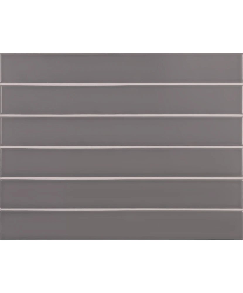 Carrelage Evolution Dark Grey 5x40 cm - panneau de carreaux