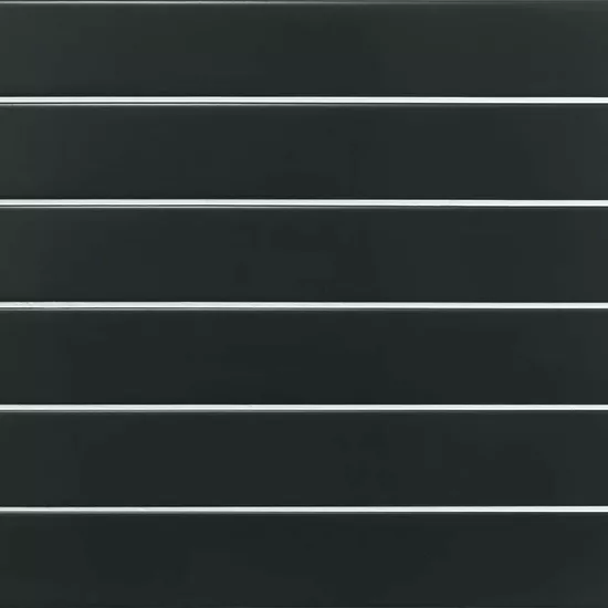Carrelage Evolution Black Mat 5x40 cm - panneau de carreaux