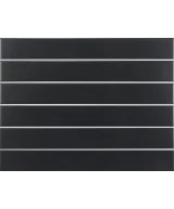 Carrelage Evolution Black Mat 5x40 cm - panneau de carreaux
