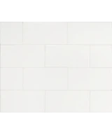 Carrelage Evolution White Mat 7,5x15 cm - panneau de carreaux