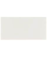 Carrelage Evolution White Mat 7,5x15 cm - vue de face du carreau