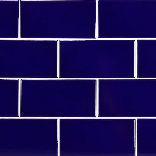 Carrelage Evolution Cobalt 7,5x15 cm - panneau de carreaux