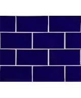 Carrelage Evolution Cobalt 7,5x15 cm - panneau de carreaux