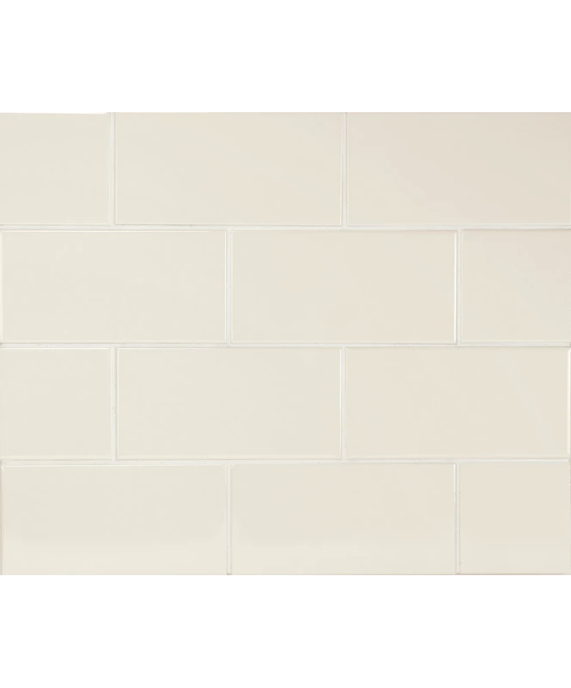 Carrelage Evolution Cream 7,5x15 cm - panneau de carreaux