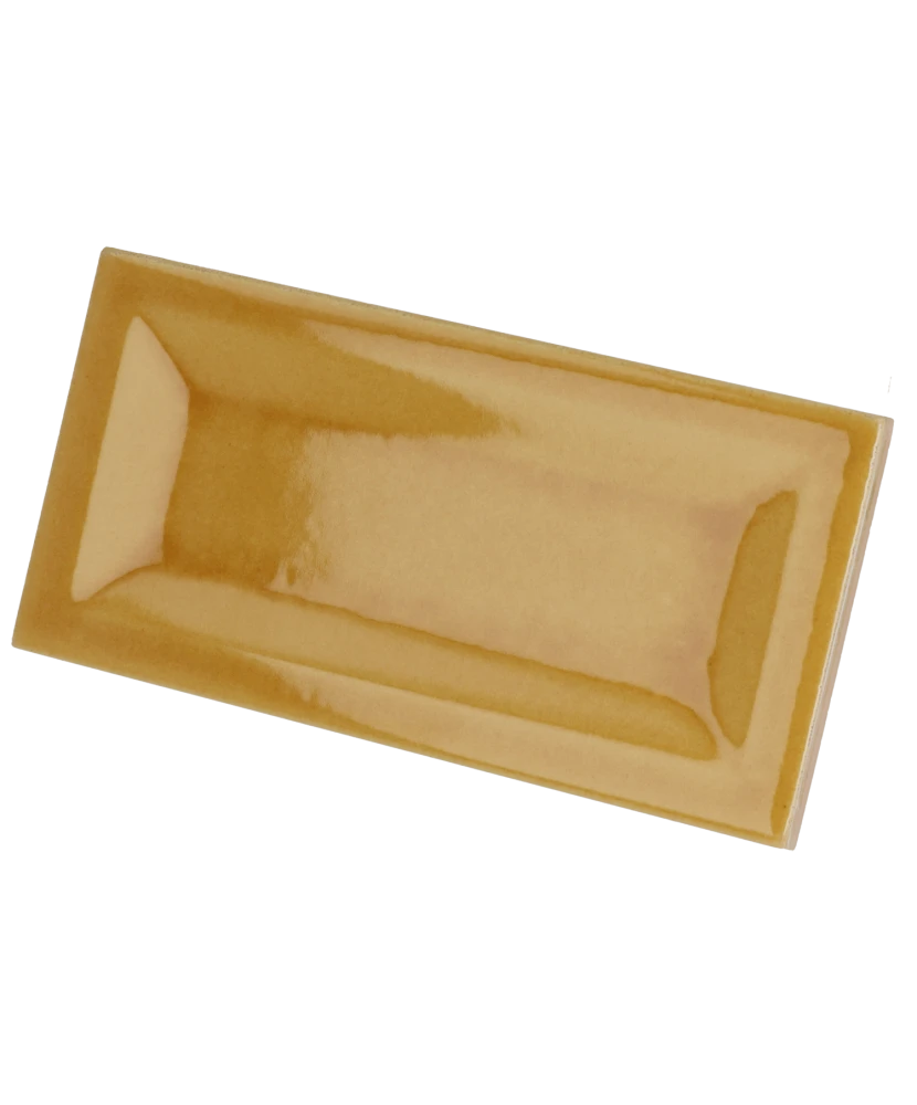 Carrelage Evolution Inmetro Amber 7,5x15 cm - vue latérale du carreau