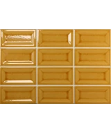 Carrelage Evolution Inmetro Amber 7,5x15 cm - panneau de carreaux
