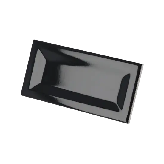 Evolution Inmetro Black 7.5x15 cm - carrelage NAIS
