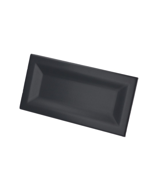 Evolution Inmetro Black Matt 7.5x15 cm - carrelage NAIS