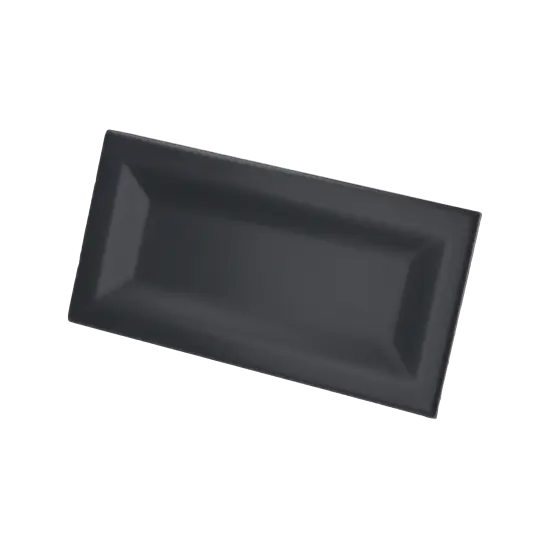 Evolution Inmetro Black Matt 7.5x15 cm - carrelage NAIS