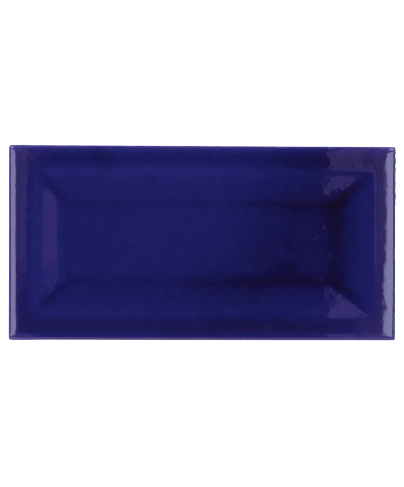 Carrelage Evolution Inmetro Cobalt 7,5x15 cm - vue de face du carreau