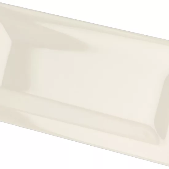 Carrelage Evolution Inmetro Cream 7,5x15 cm - vue latérale du carreau