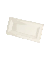 Carrelage Evolution Inmetro Cream 7,5x15 cm - vue latérale du carreau