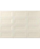 Carrelage Evolution Inmetro Cream 7,5x15 cm - panneau de carreaux