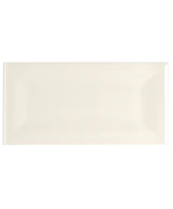 Carrelage Evolution Inmetro Cream 7,5x15 cm - vue de face du carreau