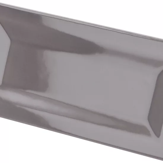 Carrelage Evolution Inmetro Dark Grey 7,5x15 cm - vue latérale du carreau
