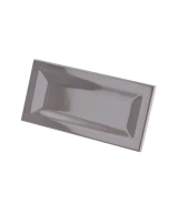 Carrelage Evolution Inmetro Dark Grey 7,5x15 cm - vue latérale du carreau