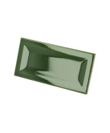 Carrelage Evolution Inmetro Victorian Green 7,5x15 cm - vue latérale du carreau