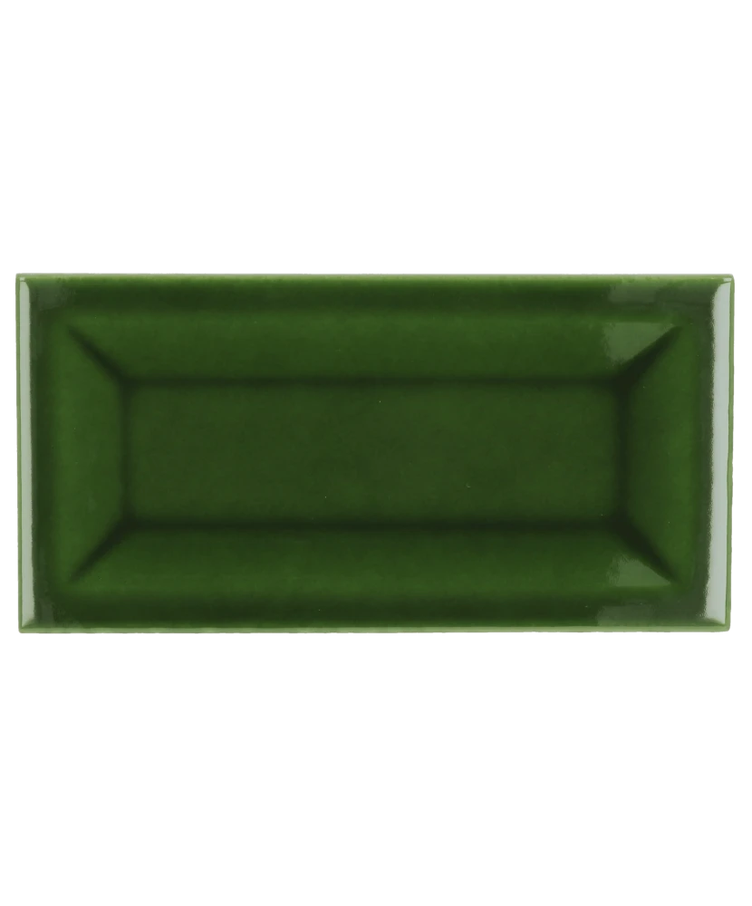 Carrelage Evolution Inmetro Victorian Green 7,5x15 cm - vue de face du carreau