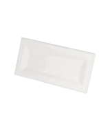 Carrelage Evolution Inmetro White 7,5x15 cm - vue latérale du carreau