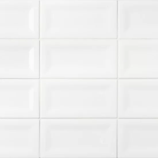 Carrelage Evolution Inmetro White 7,5x15 cm - panneau de carreaux