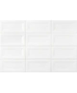 Carrelage Evolution Inmetro White 7,5x15 cm - panneau de carreaux