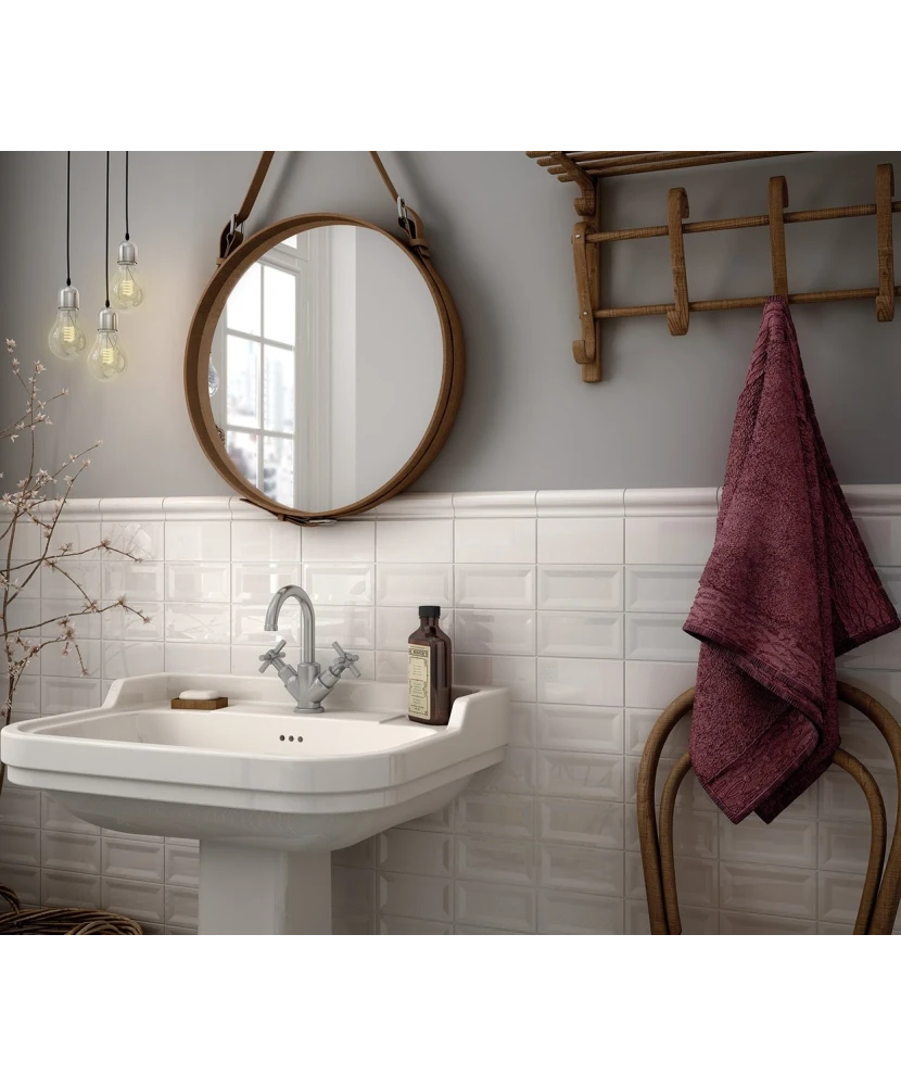 Carrelage Evolution Inmetro White 7,5x15 cm - vue d’ambiance 2