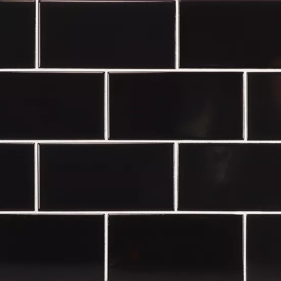 Carrelage Evolution Black 7,5x15 cm - détail du carreau