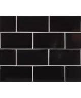 Carrelage Evolution Black 7,5x15 cm - détail du carreau