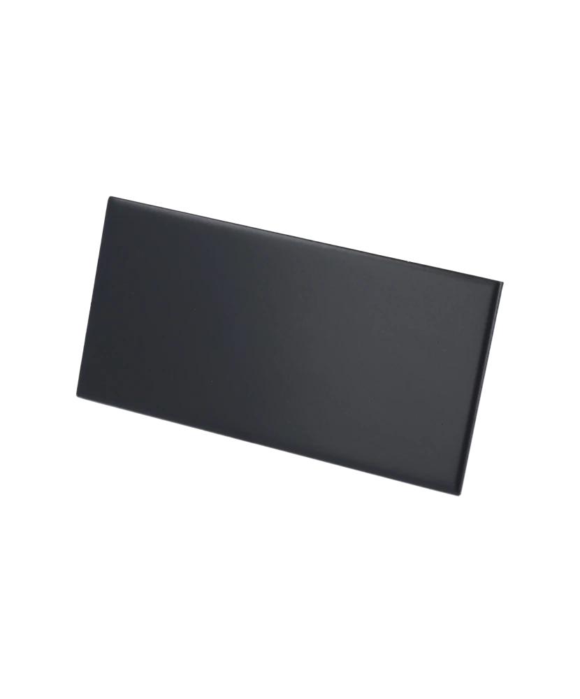 Carrelage Evolution Black Mat 7,5x15 cm - vue latérale du carreau