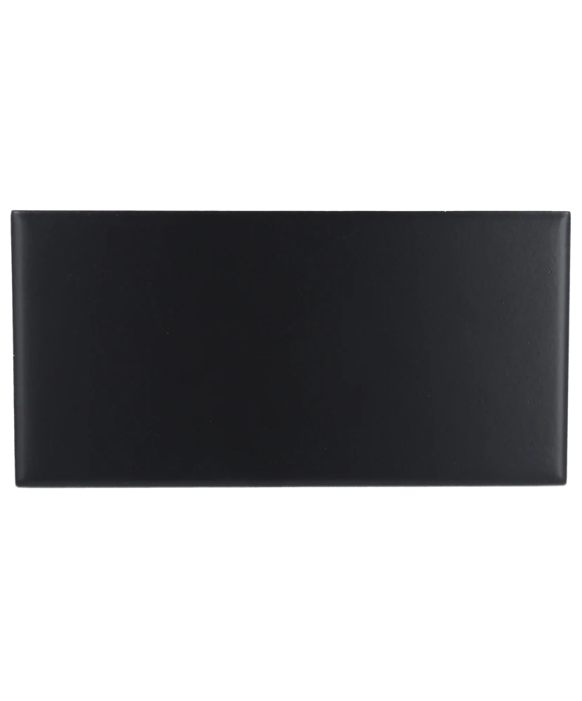 Carrelage Evolution Black Mat 7,5x15 cm - vue de face du carreau