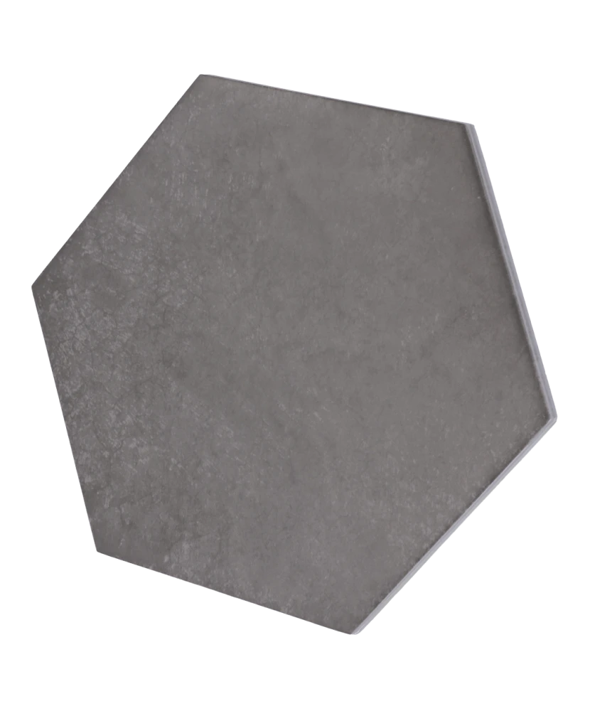 Carrelage Heritage Carbon 17,5x20 cm - vue latérale du carreau