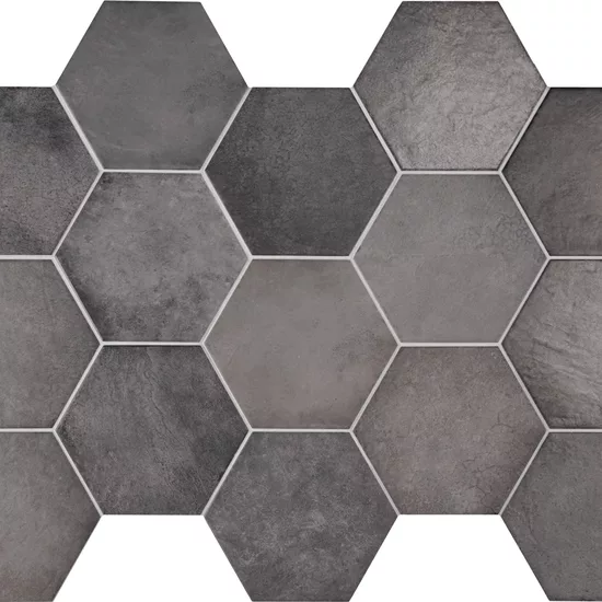 Carrelage Heritage Carbon 17,5x20 cm - panneau de carreaux