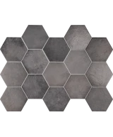 Carrelage Heritage Carbon 17,5x20 cm - panneau de carreaux