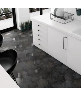 Carrelage Heritage Carbon 17,5x20 cm - vue d’ambiance