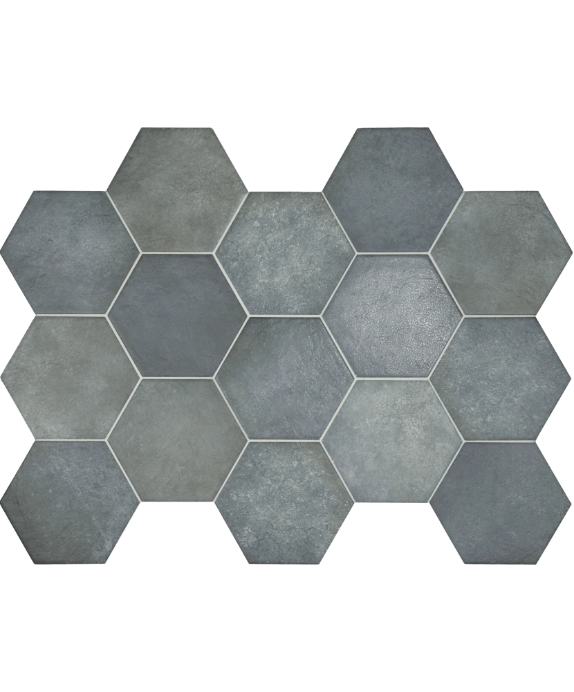Carrelage Heritage Indigo 17,5x20 cm - détail du carreau