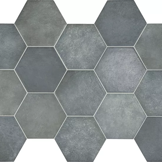 Carrelage Heritage Indigo 17,5x20 cm - détail du carreau