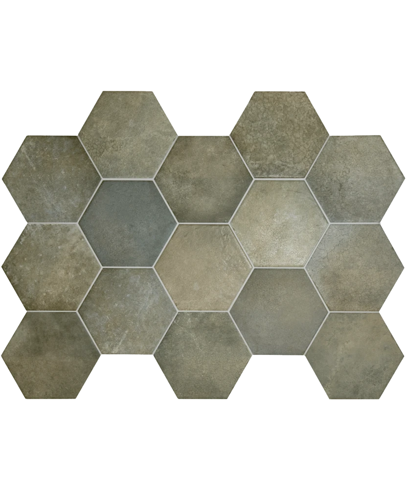 Carrelage Heritage Jungle 17,5x20 cm - détail du carreau