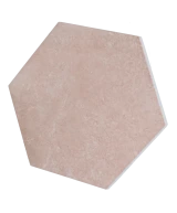 Carrelage Heritage Rose 17,5x20 cm - vue latérale du carreau