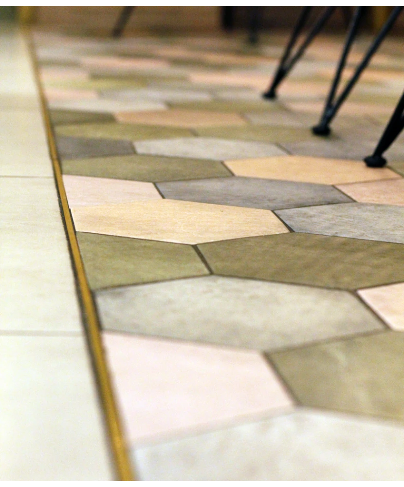 Carrelage Heritage Rose 17,5x20 cm - vue d’ambiance 2