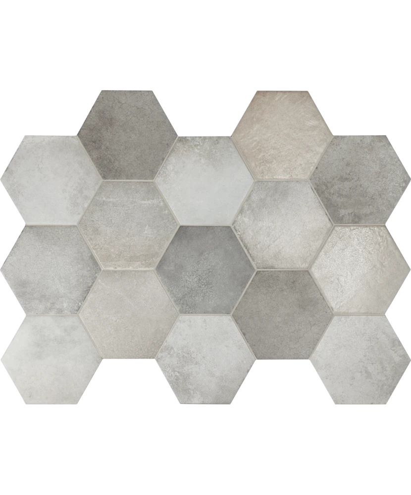 Carrelage Heritage Shadow 17,5x20 cm - panneau de carreaux