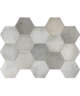 Carrelage Heritage Shadow 17,5x20 cm - panneau de carreaux