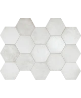 Carrelage Heritage Snow 17,5x20 cm - panneau de carreaux
