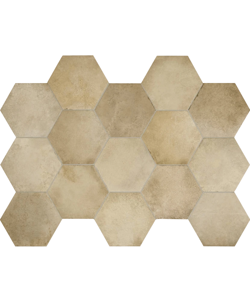 Carrelage Heritage Wheat 17,5x20 cm - panneau de carreaux