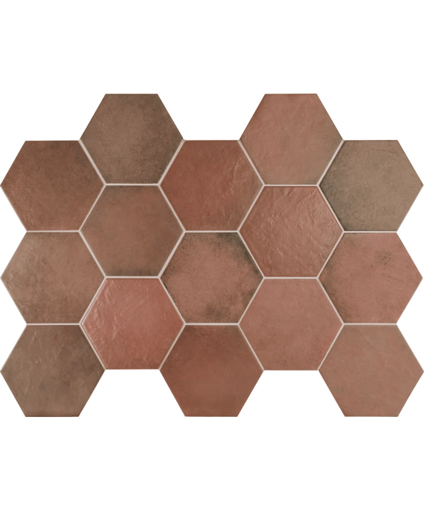 Carrelage Heritage Wine 17,5x20 cm - panneau de carreaux