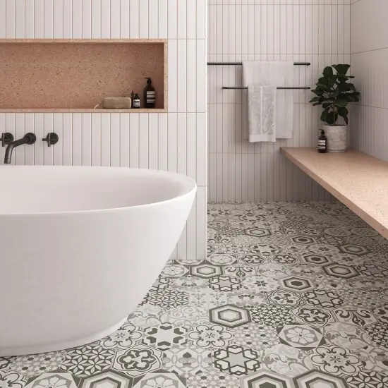 Hexatile Grey Matt 17.5x20 cm - carrelage NAIS - image 4