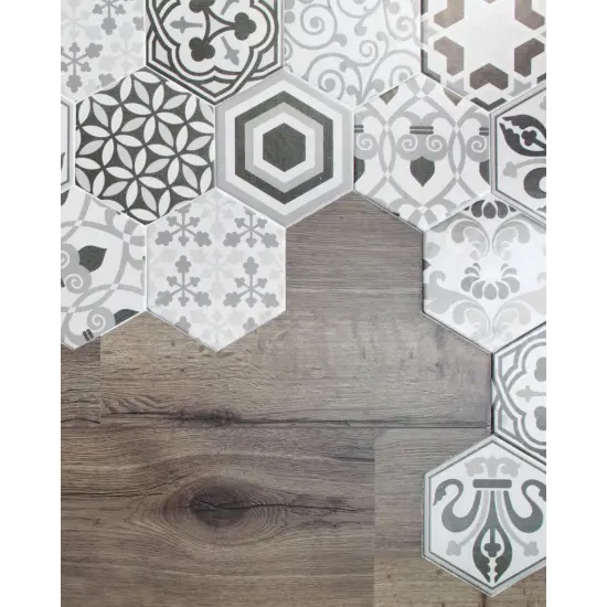 Hexatile Harmony B&W 17.5x20 cm - carrelage NAIS - image 4
