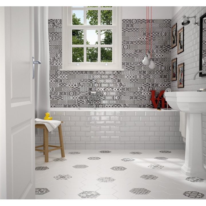 Hexatile Harmony B&W 17.5x20 cm - carrelage NAIS - image 6