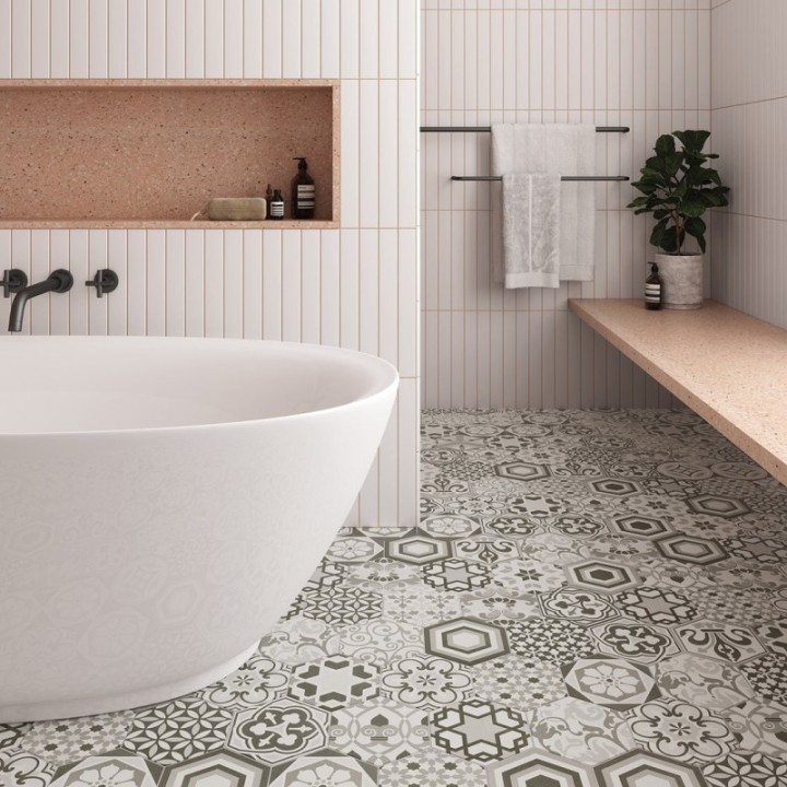 Hexatile Harmony B&W 17.5x20 cm - carrelage NAIS - image 8