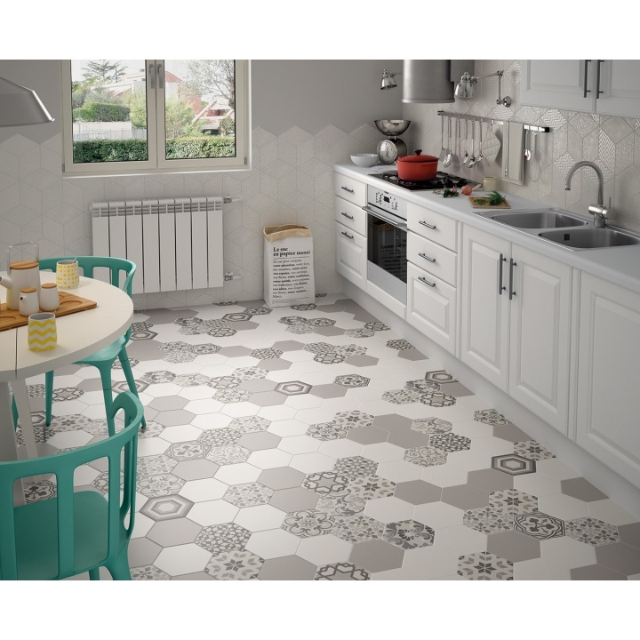 Hexatile Harmony B&W 17.5x20 cm - carrelage NAIS - image 9