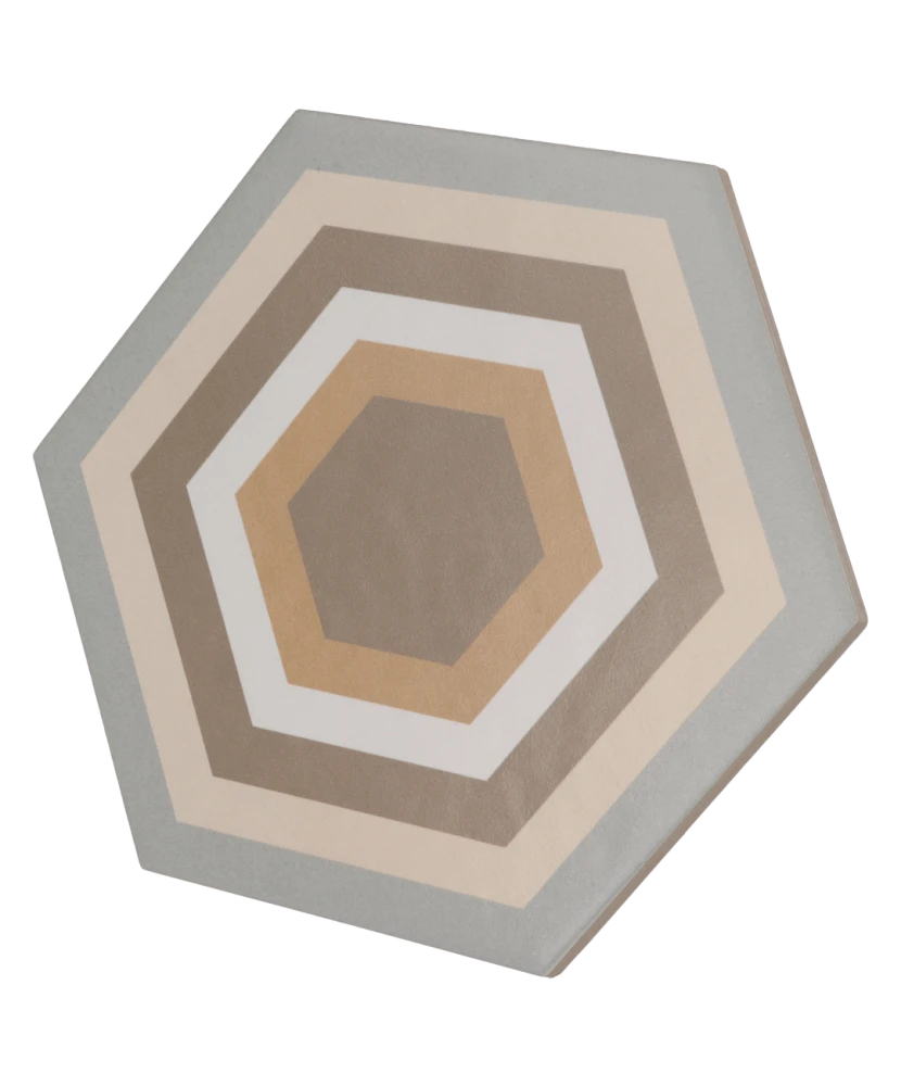 Carrelage Hexatile Harmony Colours 17,5x20 cm - détail du carreau